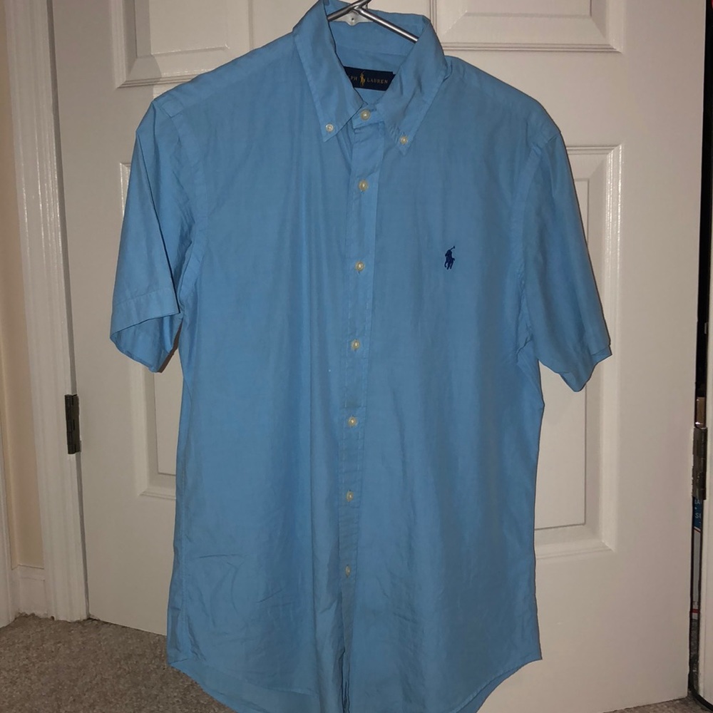 Short Sleeve Polo Button Down